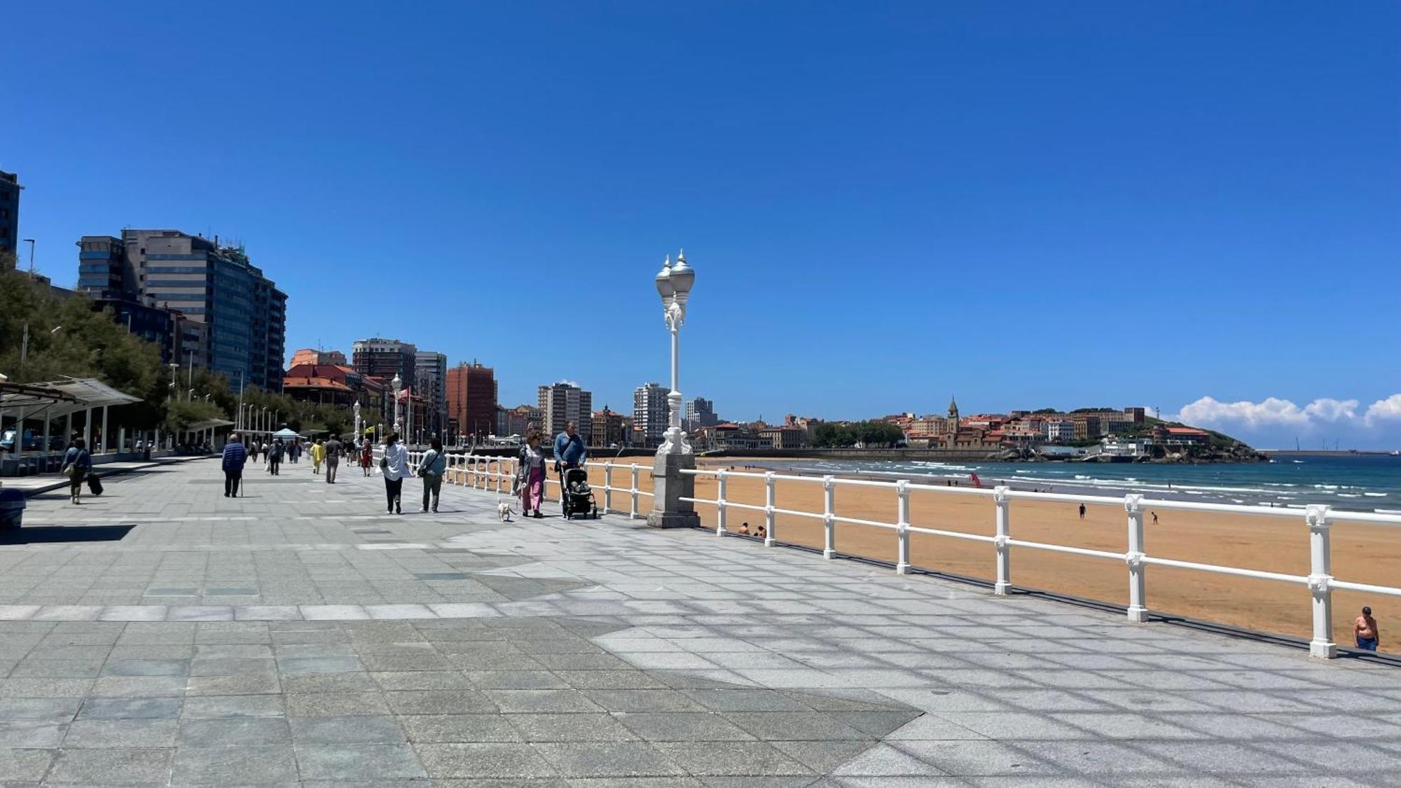 Apartamento Playa De Gijon Gijón Exterior foto