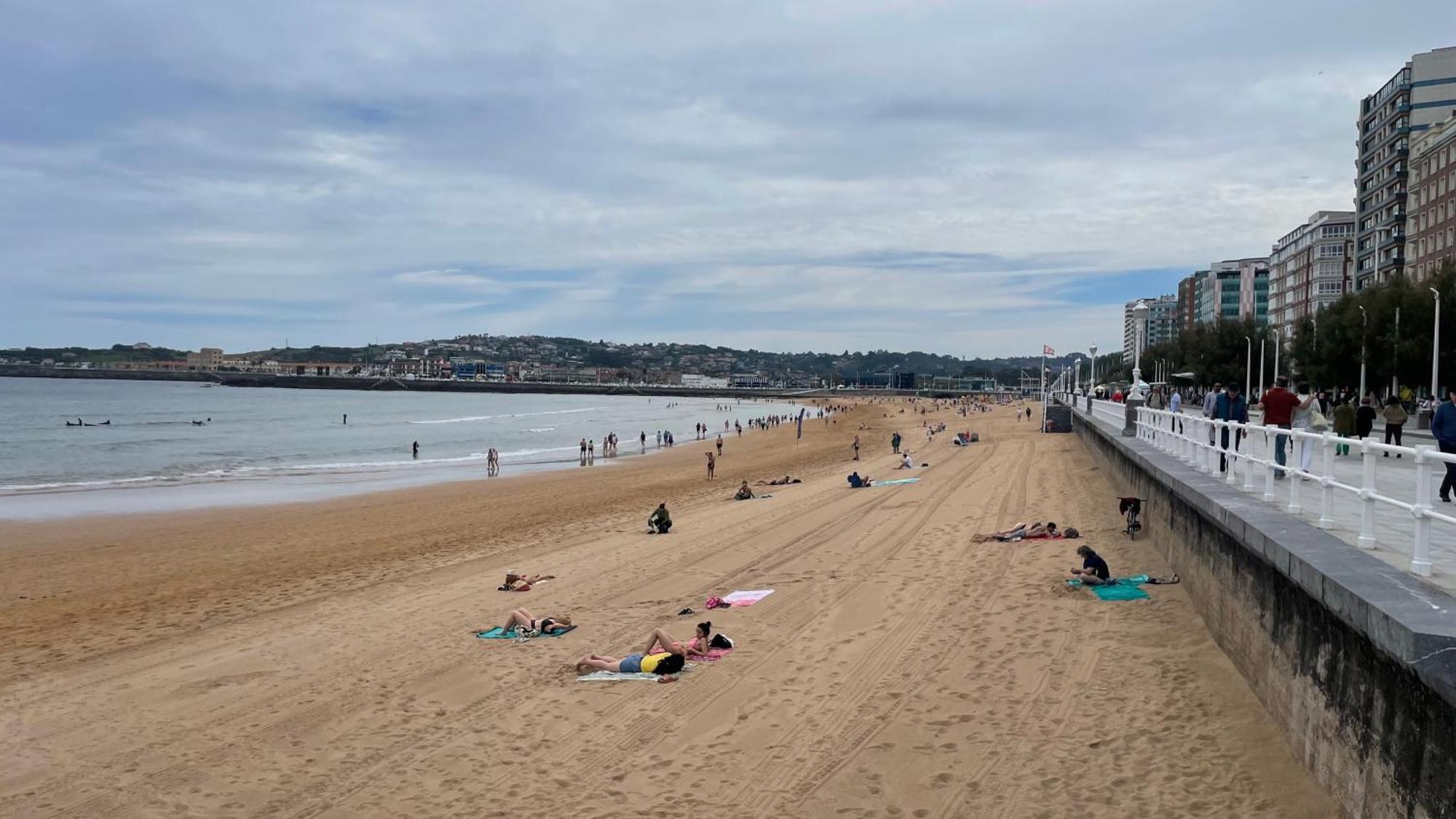 Apartamento Playa De Gijon Gijón Exterior foto