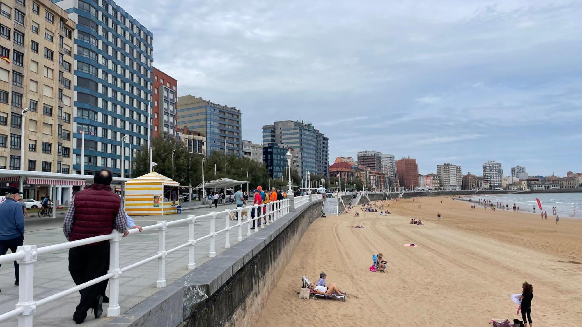 Apartamento Playa De Gijon Gijón Exterior foto